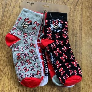 Disney Parks Minnie Mouse Socks - 7 Pair